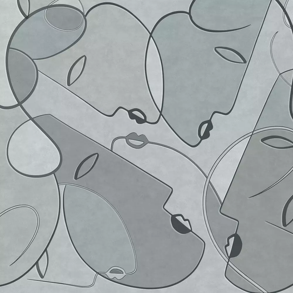 Abstract Faces Collage  Texture_6