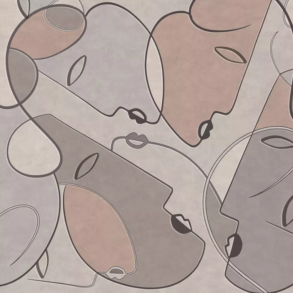 Abstract Faces Collage  Texture_7