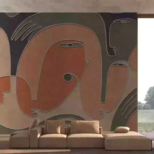 Abstract Totem Lines 