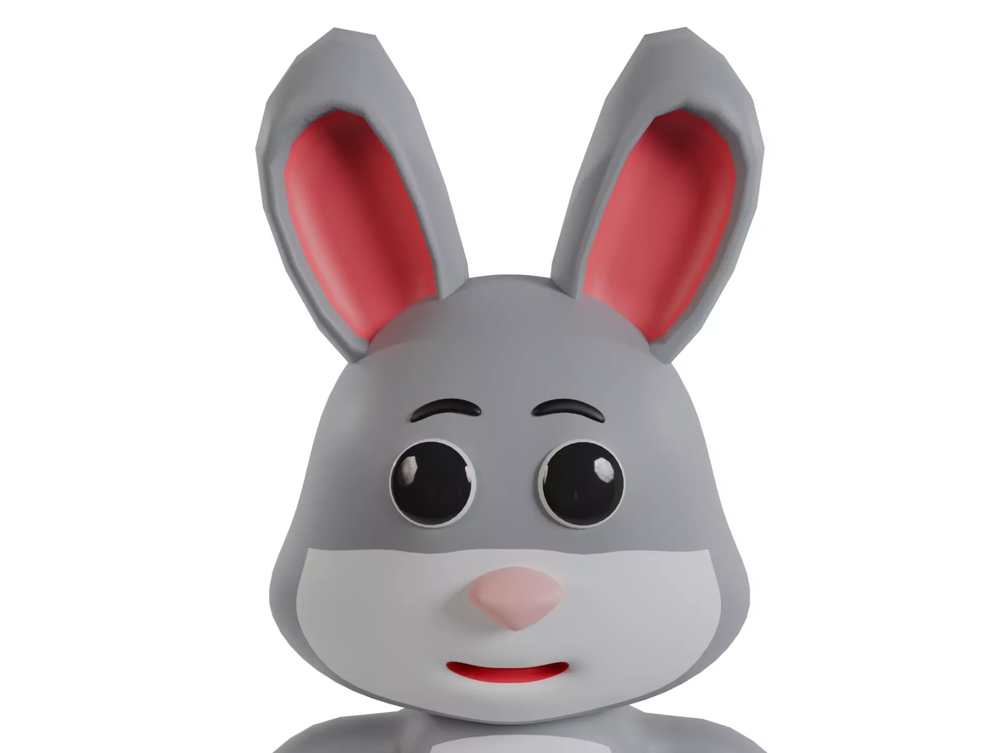 3D model of a cartoon rabbit 3D model_3