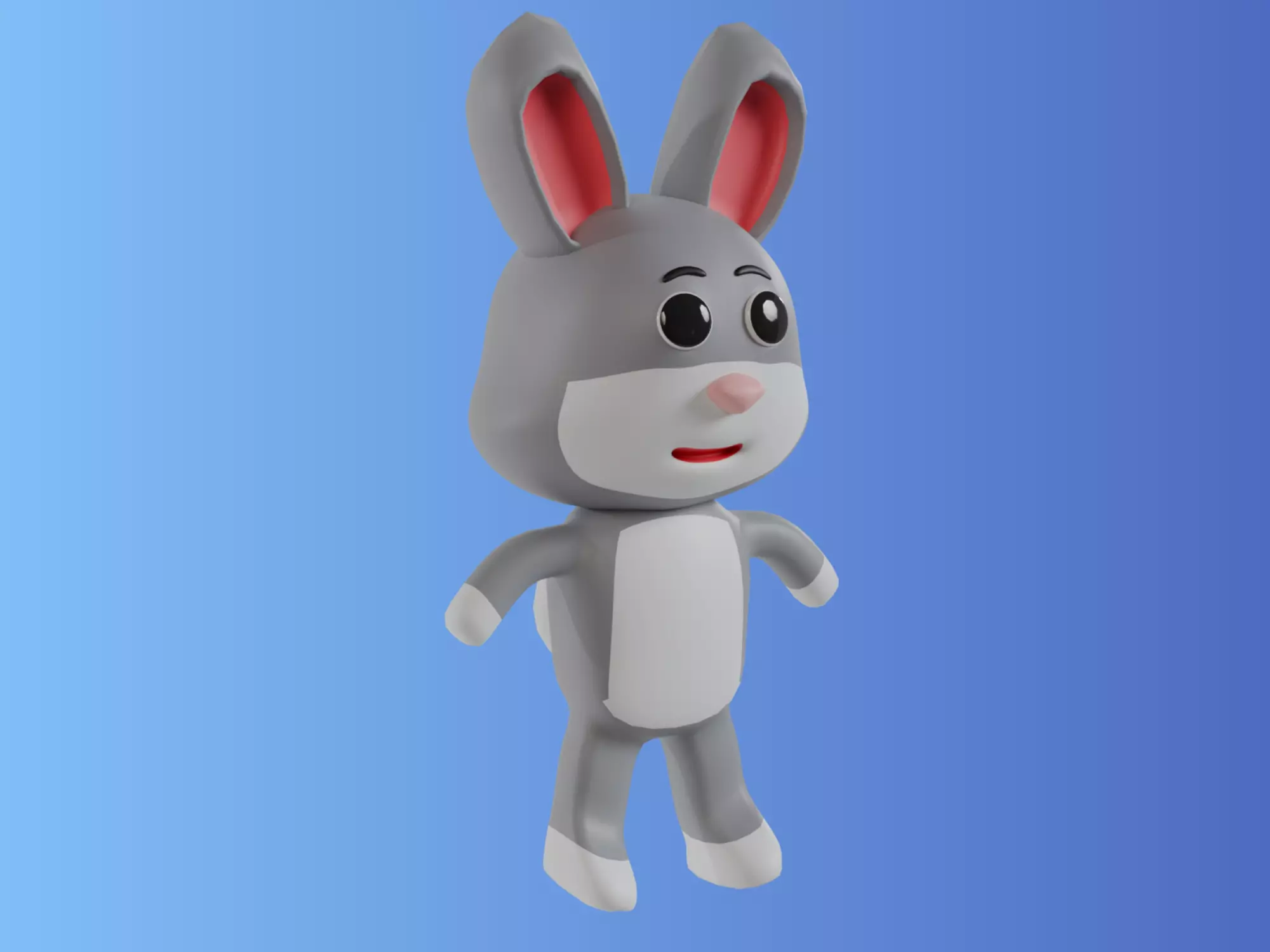 3D model of a cartoon rabbit 3D model_0