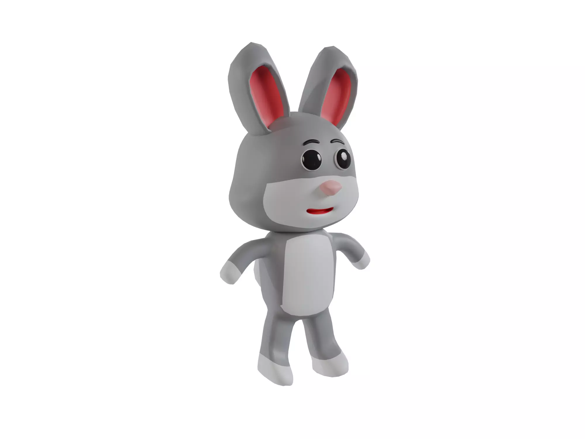 3D model of a cartoon rabbit 3D model_9
