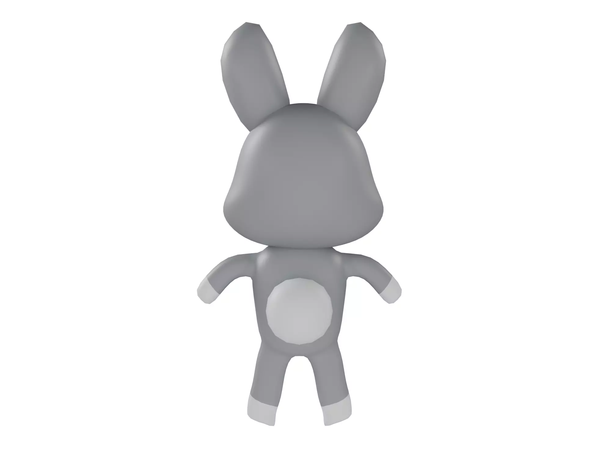 3D model of a cartoon rabbit 3D model_11