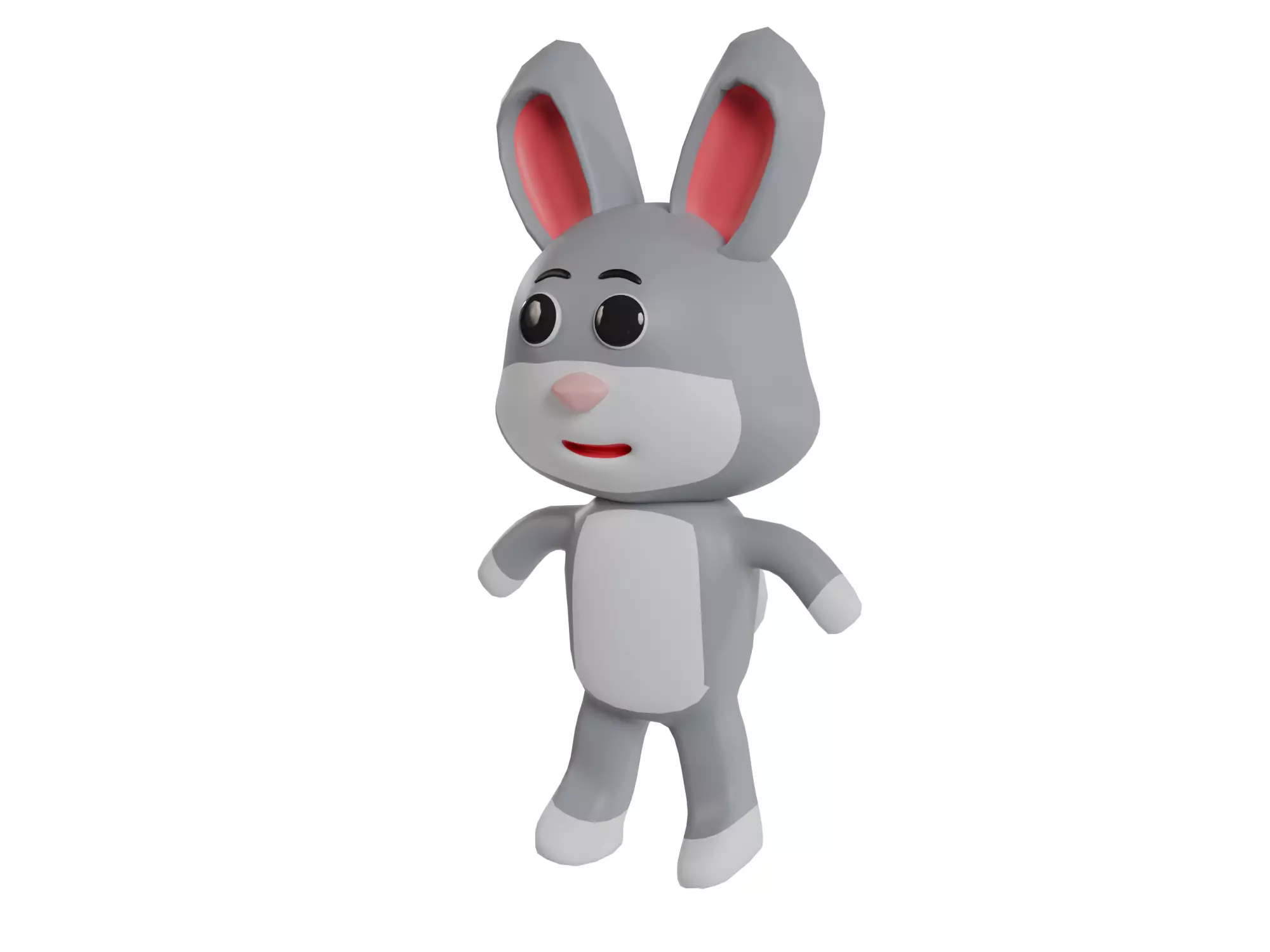 3D model of a cartoon rabbit 3D model_7