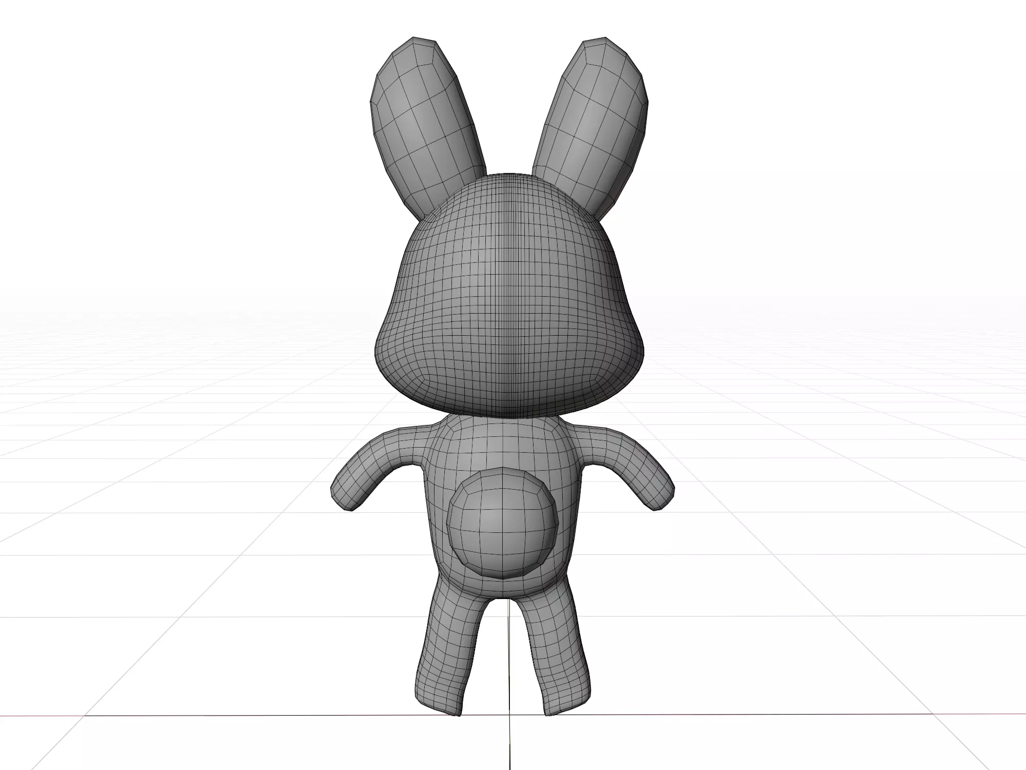 3D model of a cartoon rabbit 3D model_12