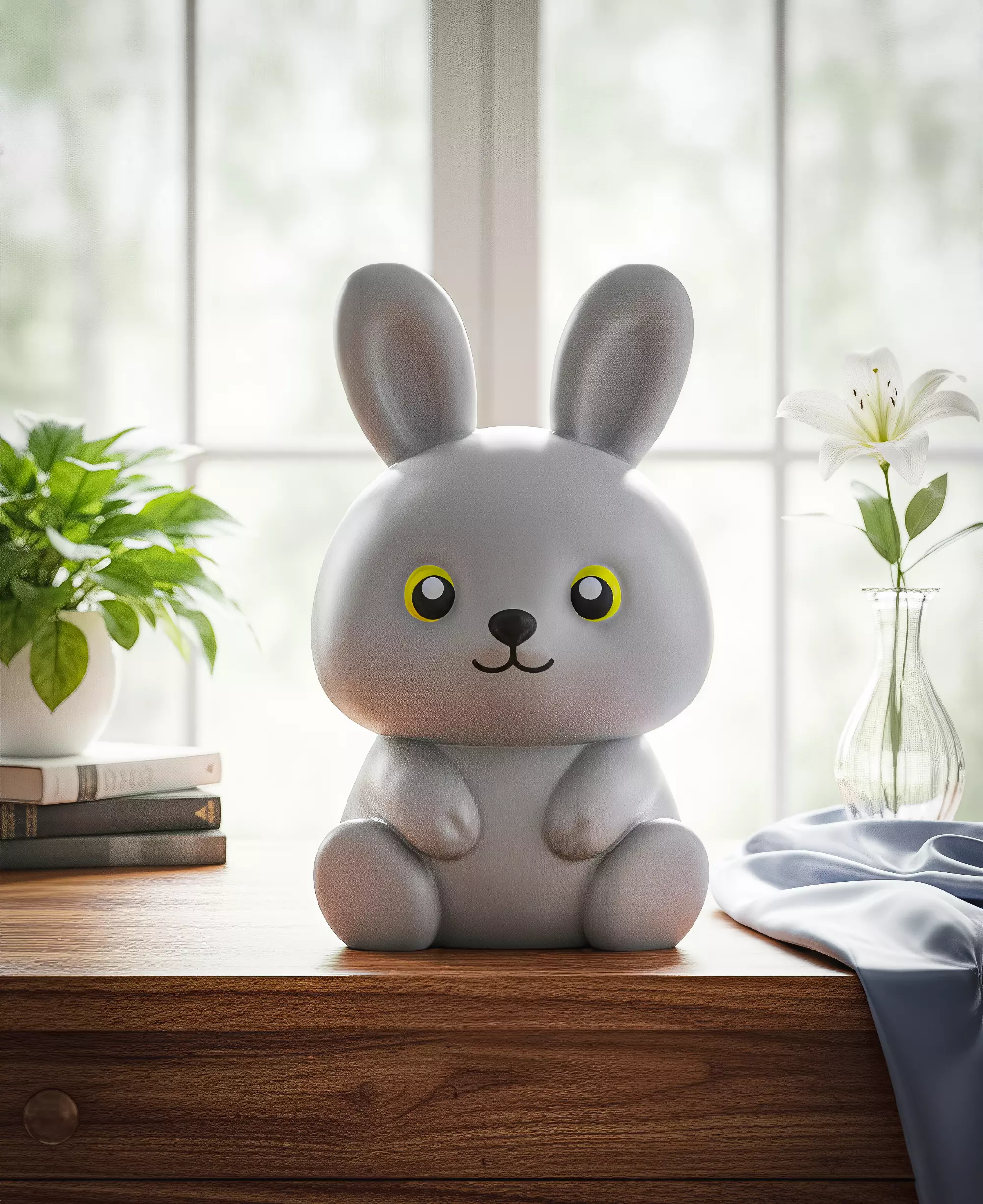 Cute Rabbit 3D Printable 3D model 3D printable | CGTrader