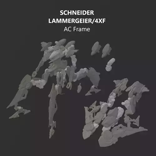 30 Minutes Missions LAMMERGEIER 4XF AC Frame Pack Armored Core 6