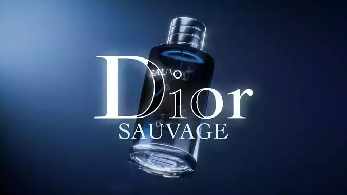 Christian Dior Sauvage Fragrance Free 3D Model