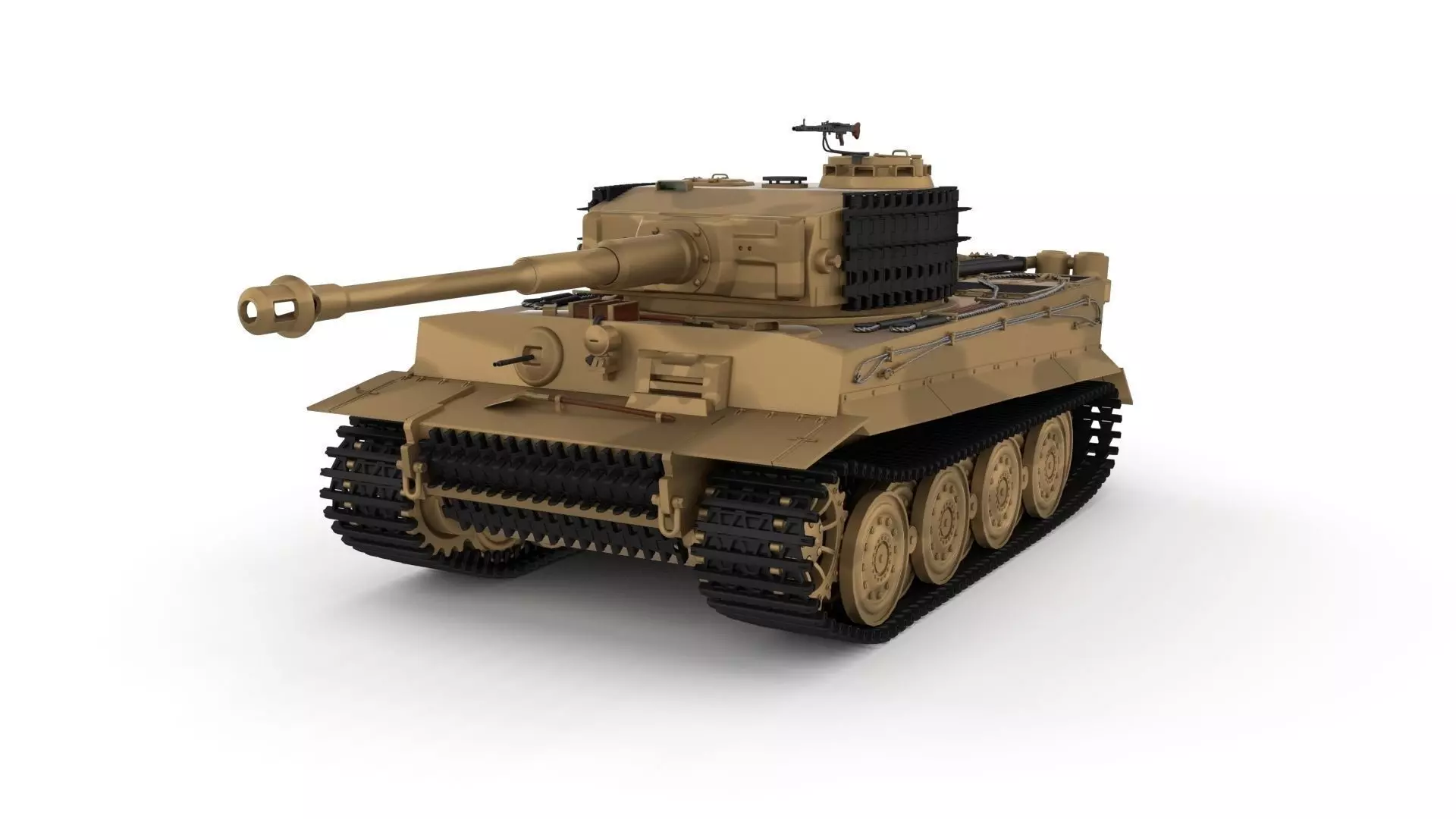 Panzer Tiger Tank Late 1944 v1 3D model
