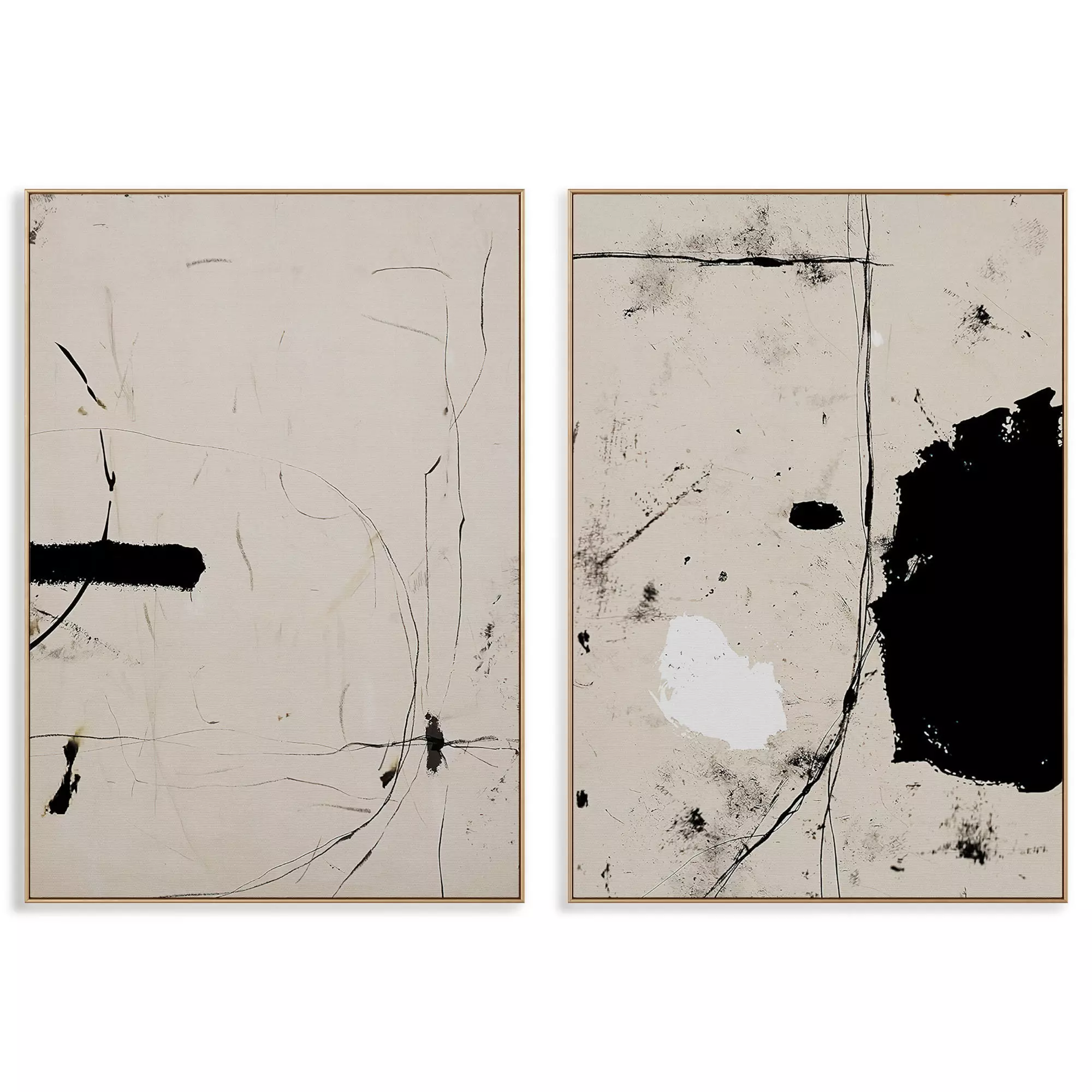 Abstract Painting Frame set 3D model_0