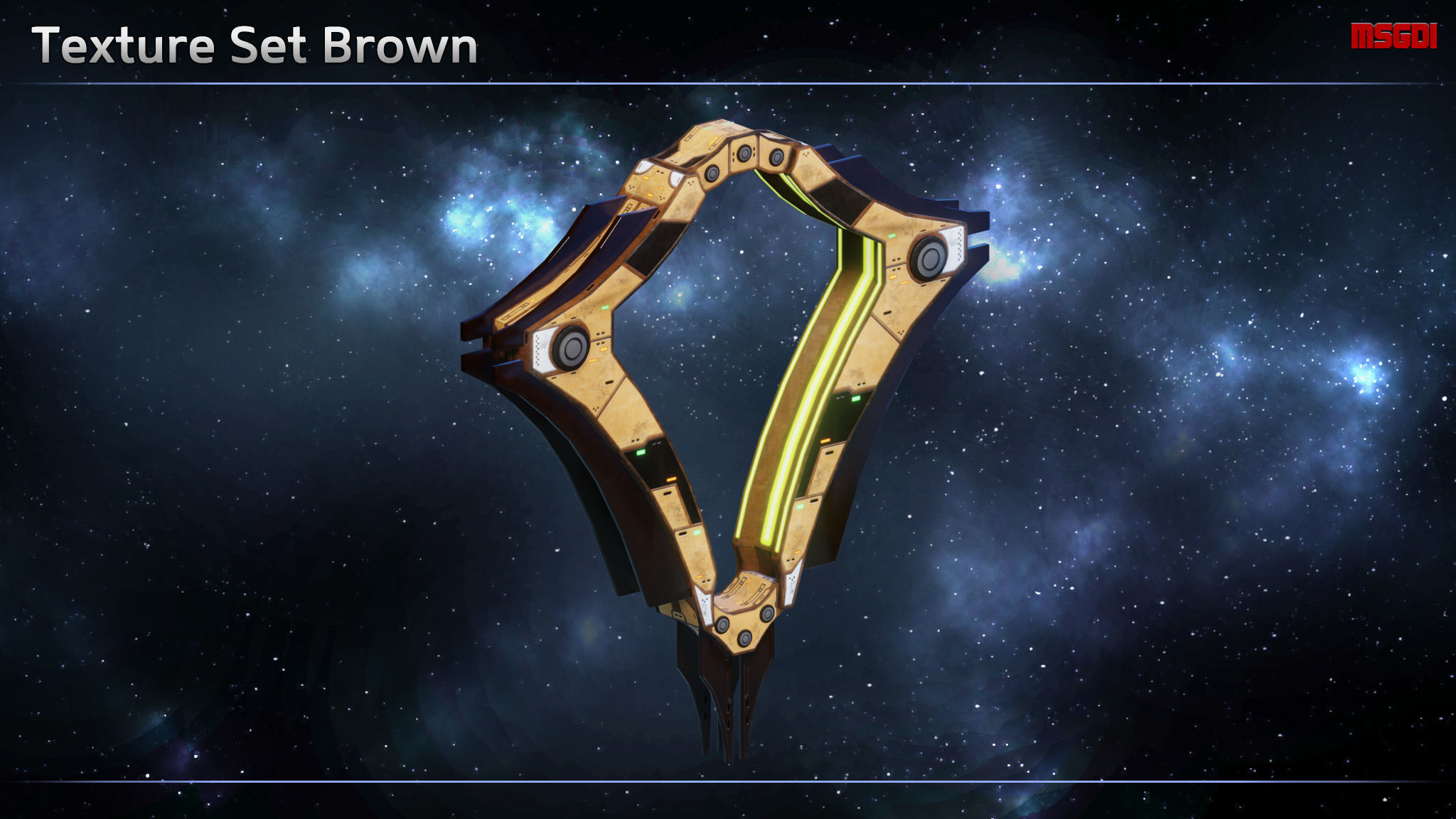 Spaceship Thaalian Empire Jumpgate Low-poly 3D model_3