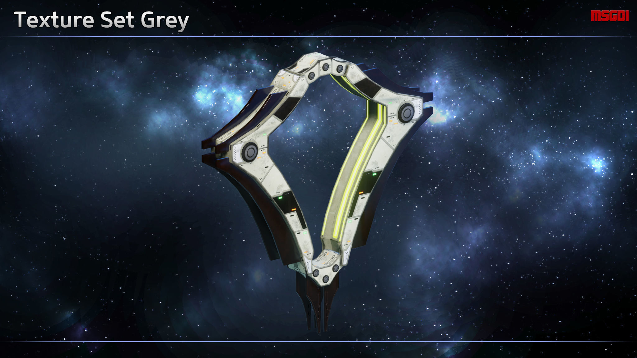 Spaceship Thaalian Empire Jumpgate Low-poly 3D model_5