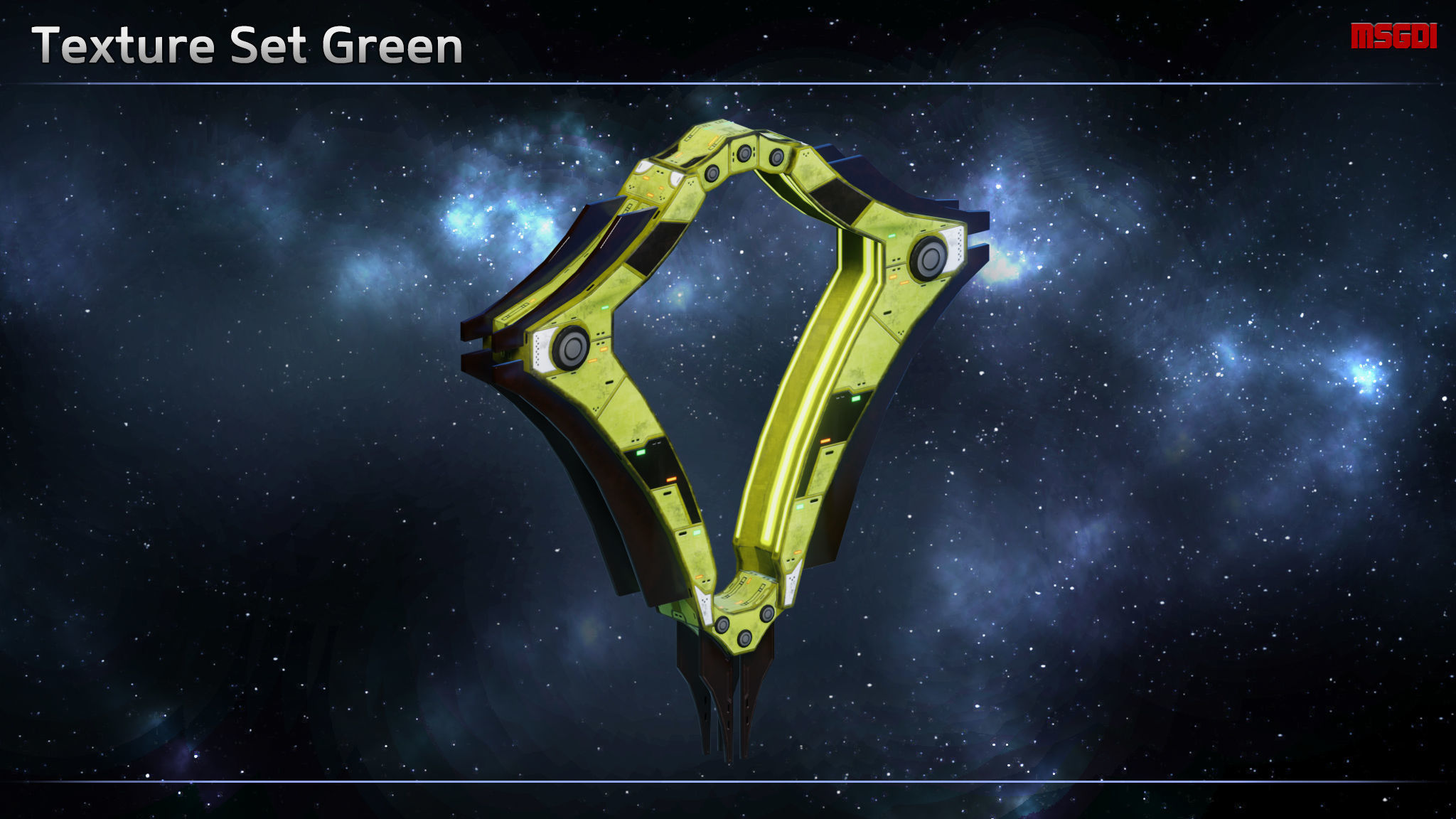 Spaceship Thaalian Empire Jumpgate Low-poly 3D model_4