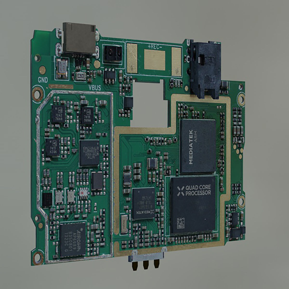 Smart Phone Inside Part Complete 3D model_13