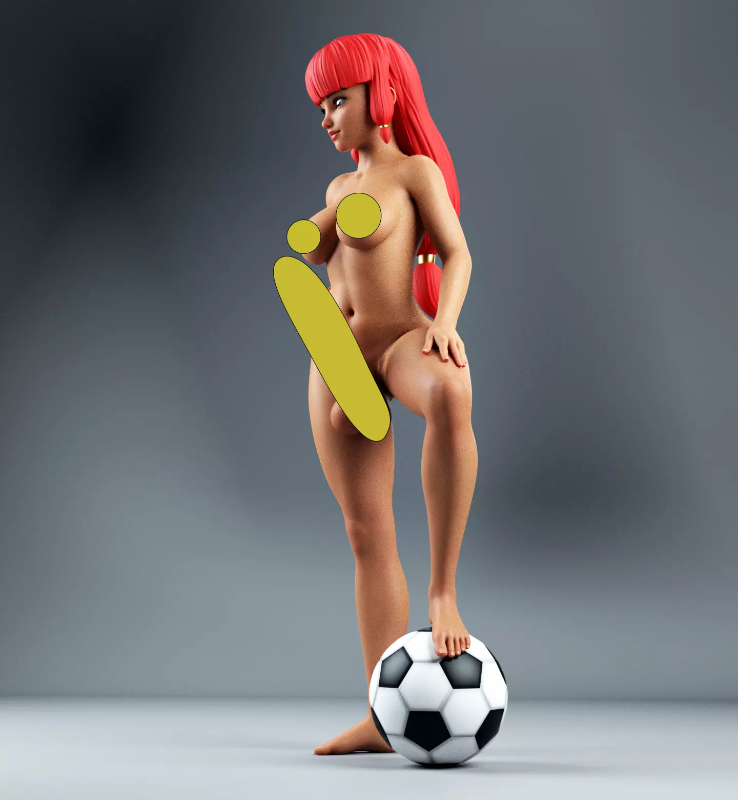 Lila Rossi from CAT BLANC - FUTA Version 3D print model_3