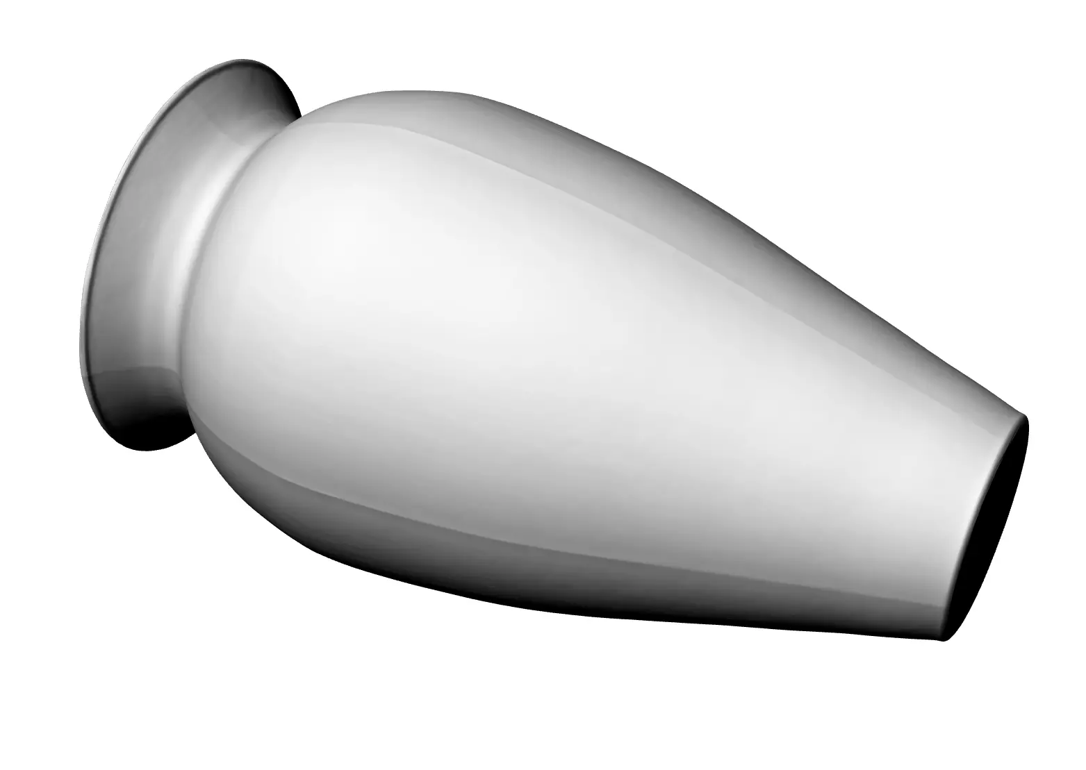 3D Vase Model Indoor end Outdoor Decorative Use 3D print model_3