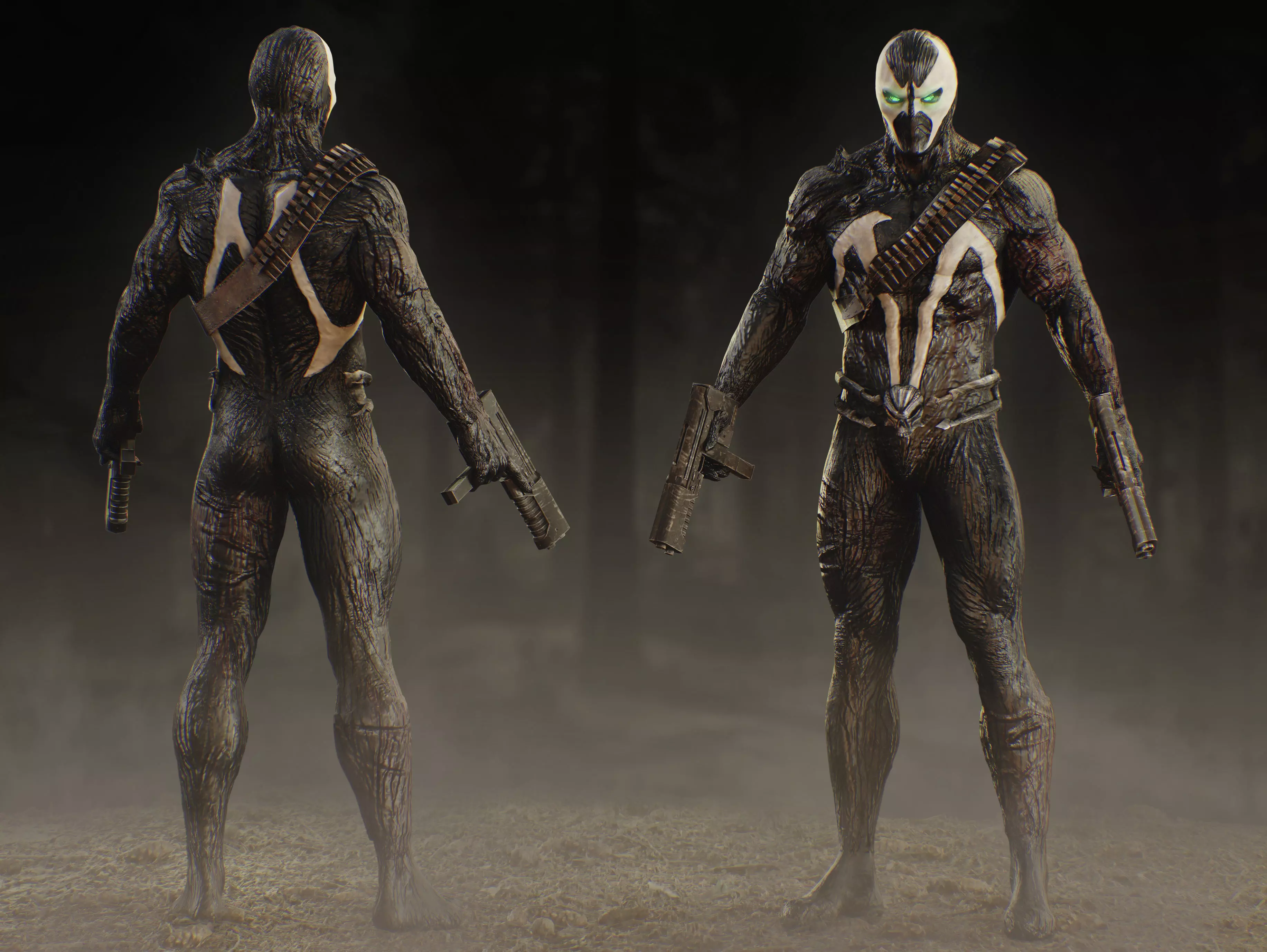 Spawn Low-poly 3D model