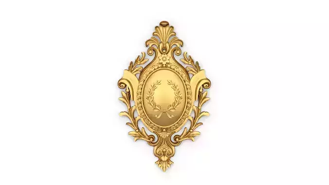 carved classic decorative ornament cnc 3d printing stl 67