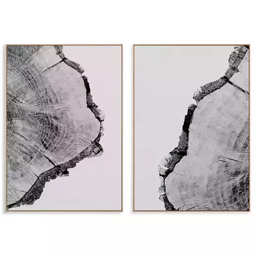 abstract painting frame set