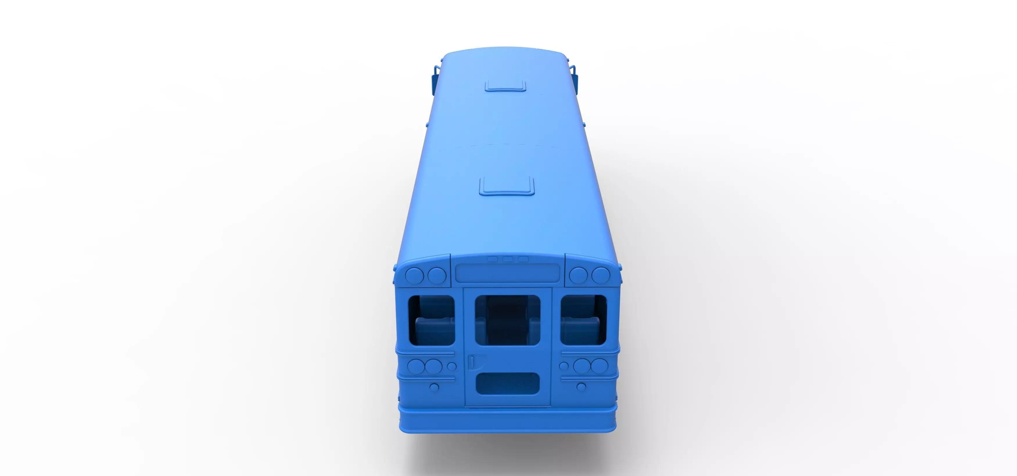 School bus for Figure 8 racing Version 2 Scale 1 to 25 3D print model_37