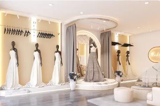 Wedding Dress Shop Model 3D model_11