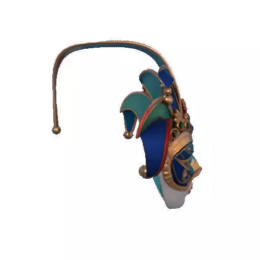 2488Venetian Carnival Mask Color 3D Model magic 3D print model_16