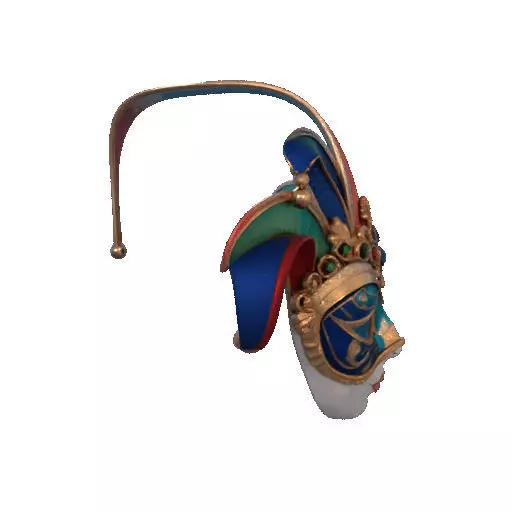 2488Venetian Carnival Mask Color 3D Model magic 3D print model_15