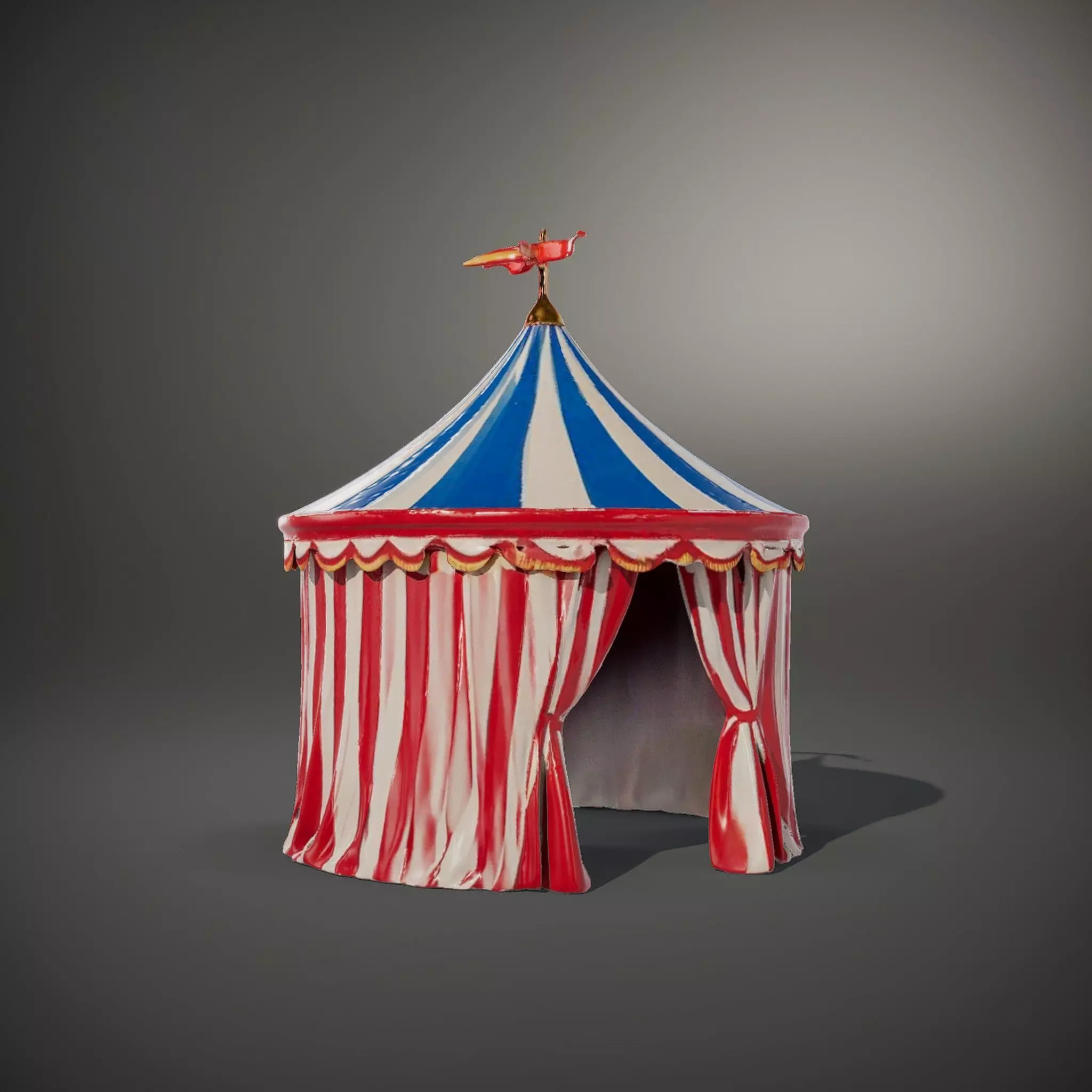 Classic Circus Tent model pack Low-poly 3D model_34