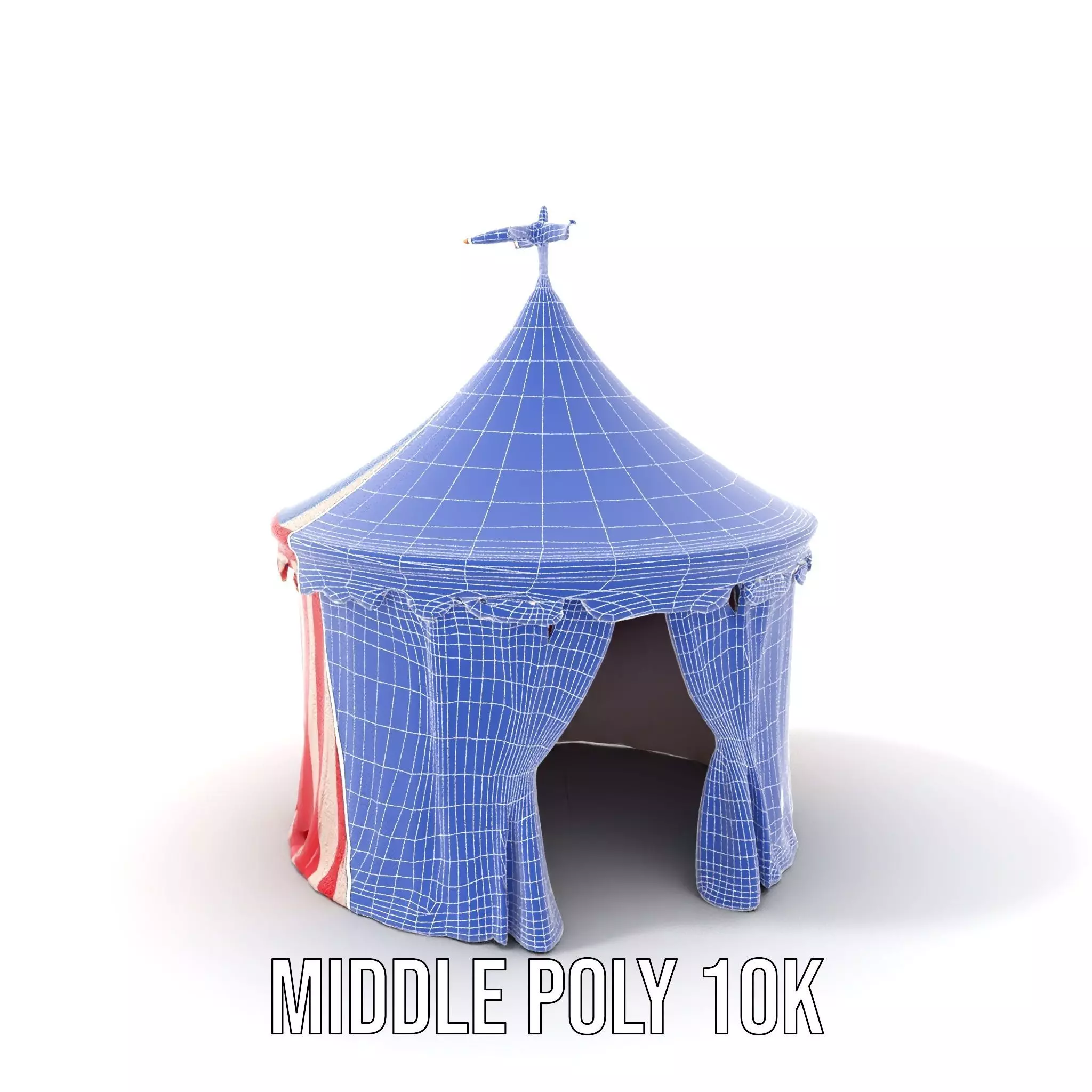 Classic Circus Tent model pack Low-poly 3D model_19