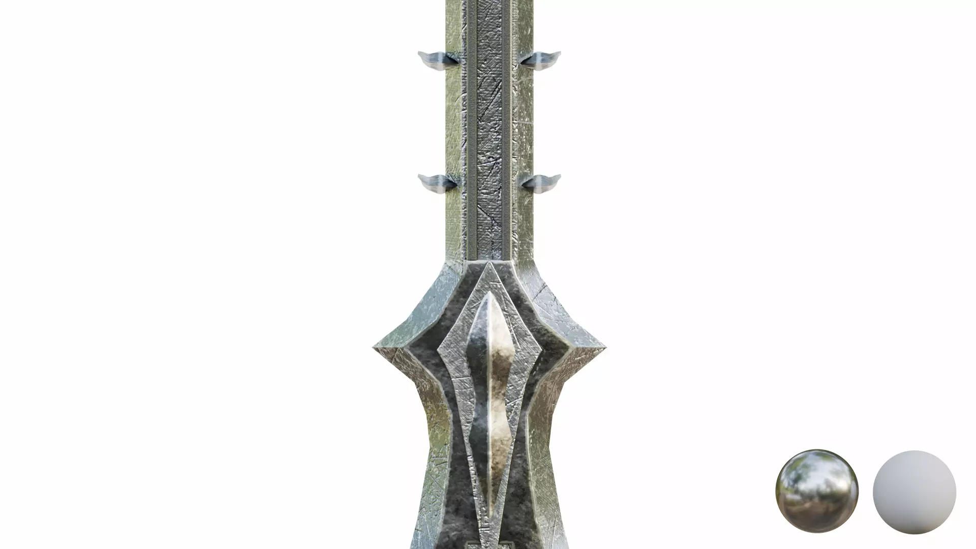 Megatron Sword Low-poly 3D model_5