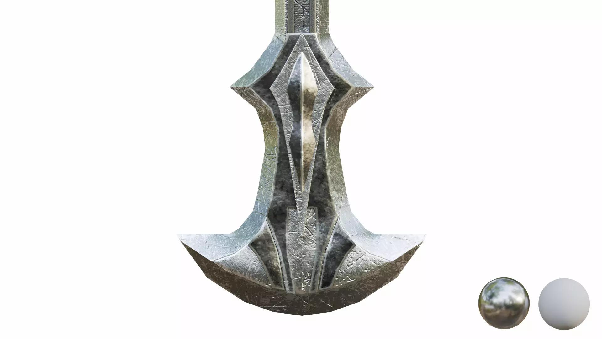 Megatron Sword Low-poly 3D model_6