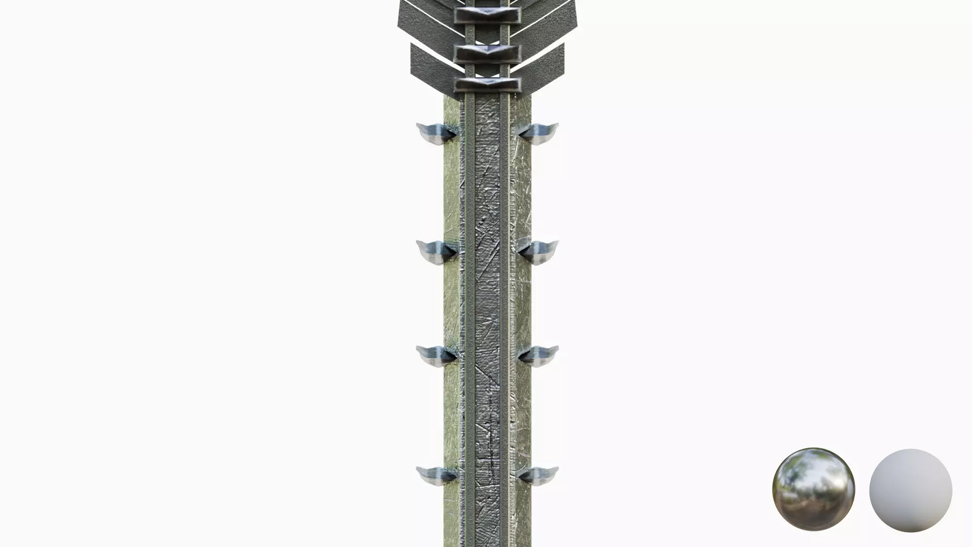 Megatron Sword Low-poly 3D model_4