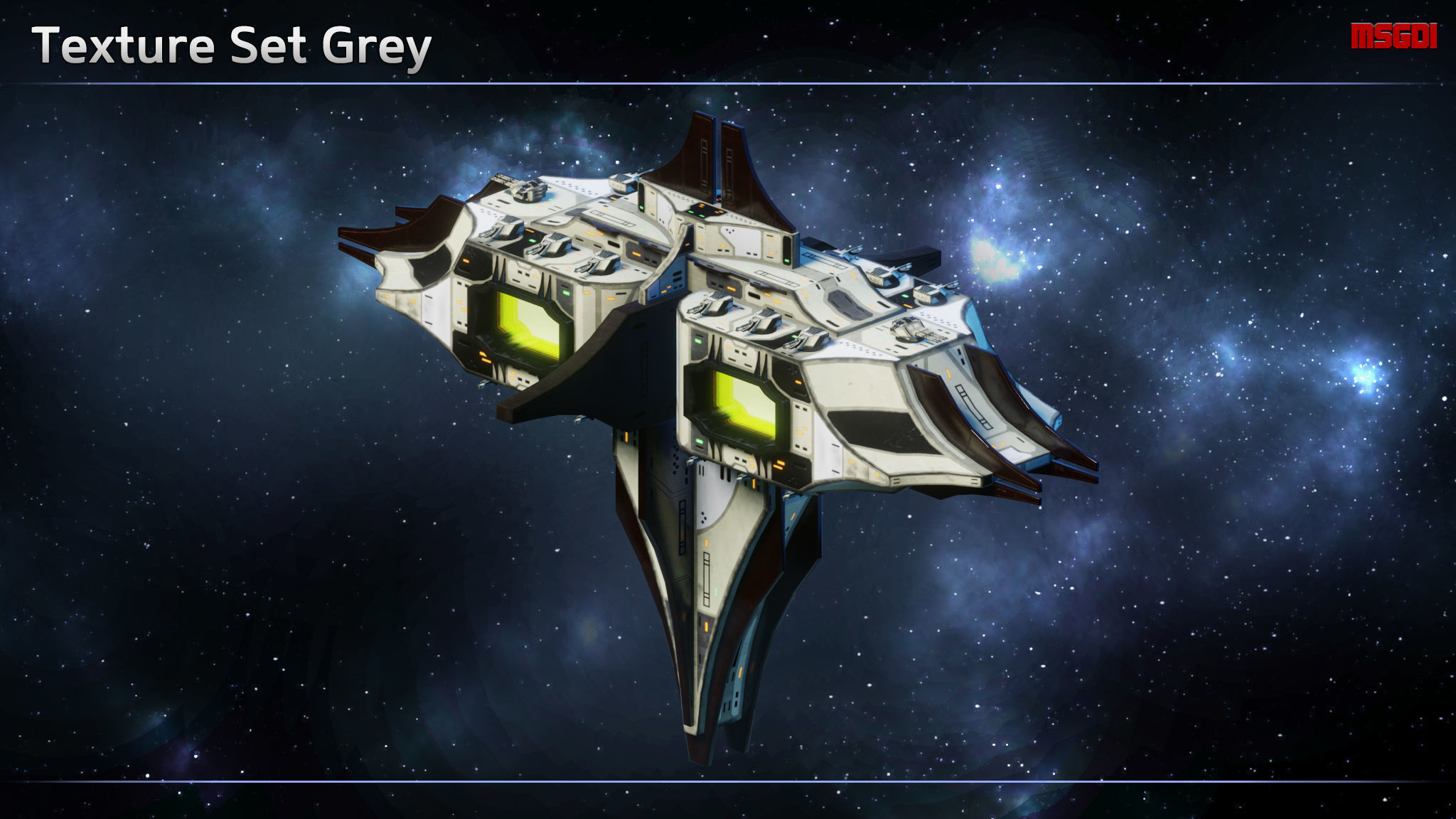 Thaalian Empire Space Station Low-poly 3D model_8