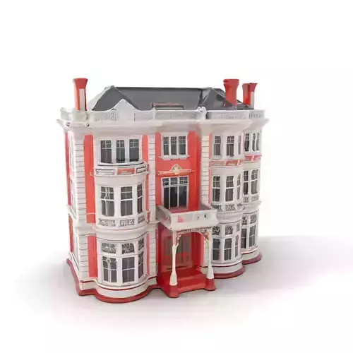 Victorian Pink Mansion model pack
