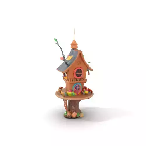 Charming Fairy Treehouse model pack