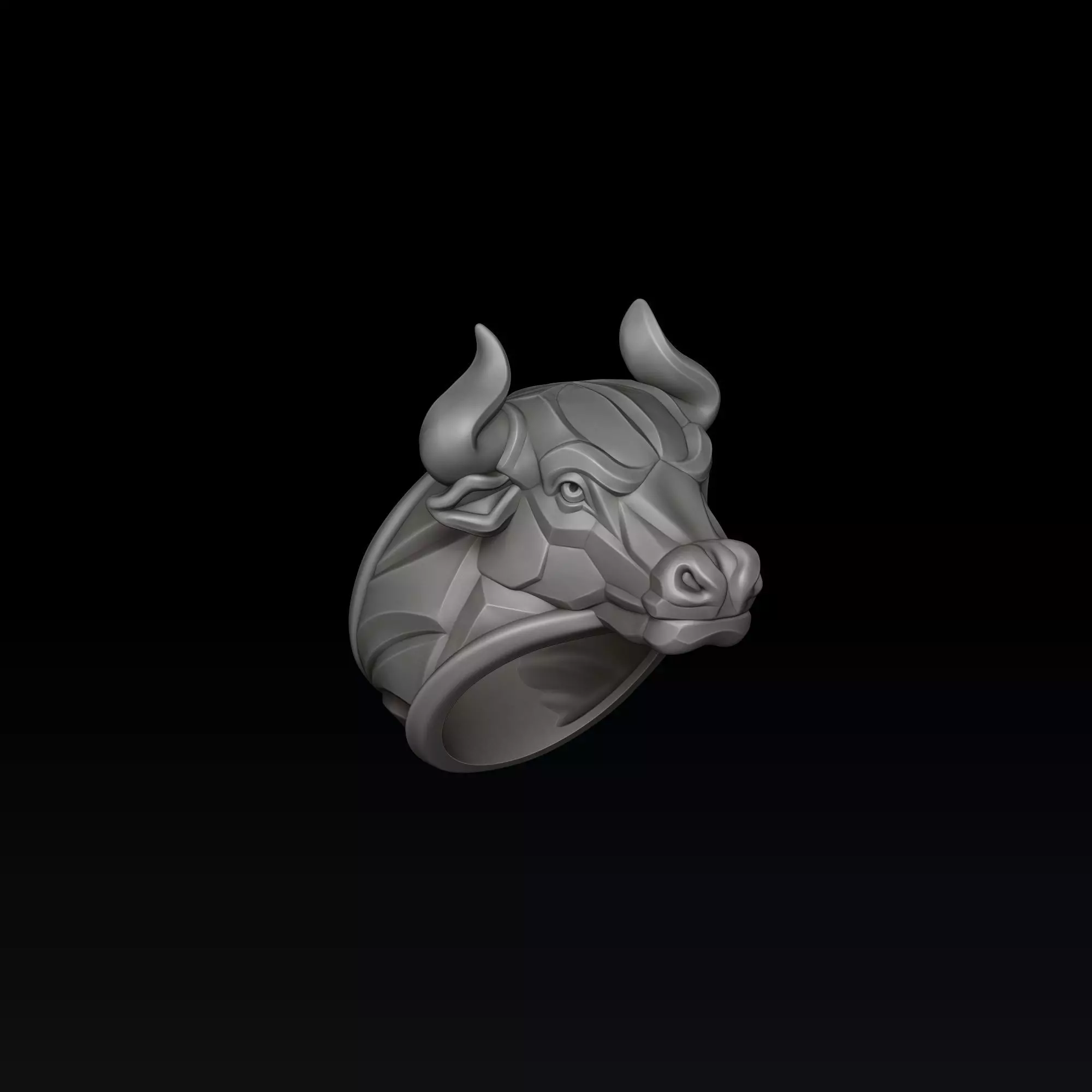 Bull Pendant Ring v2 Collection _5