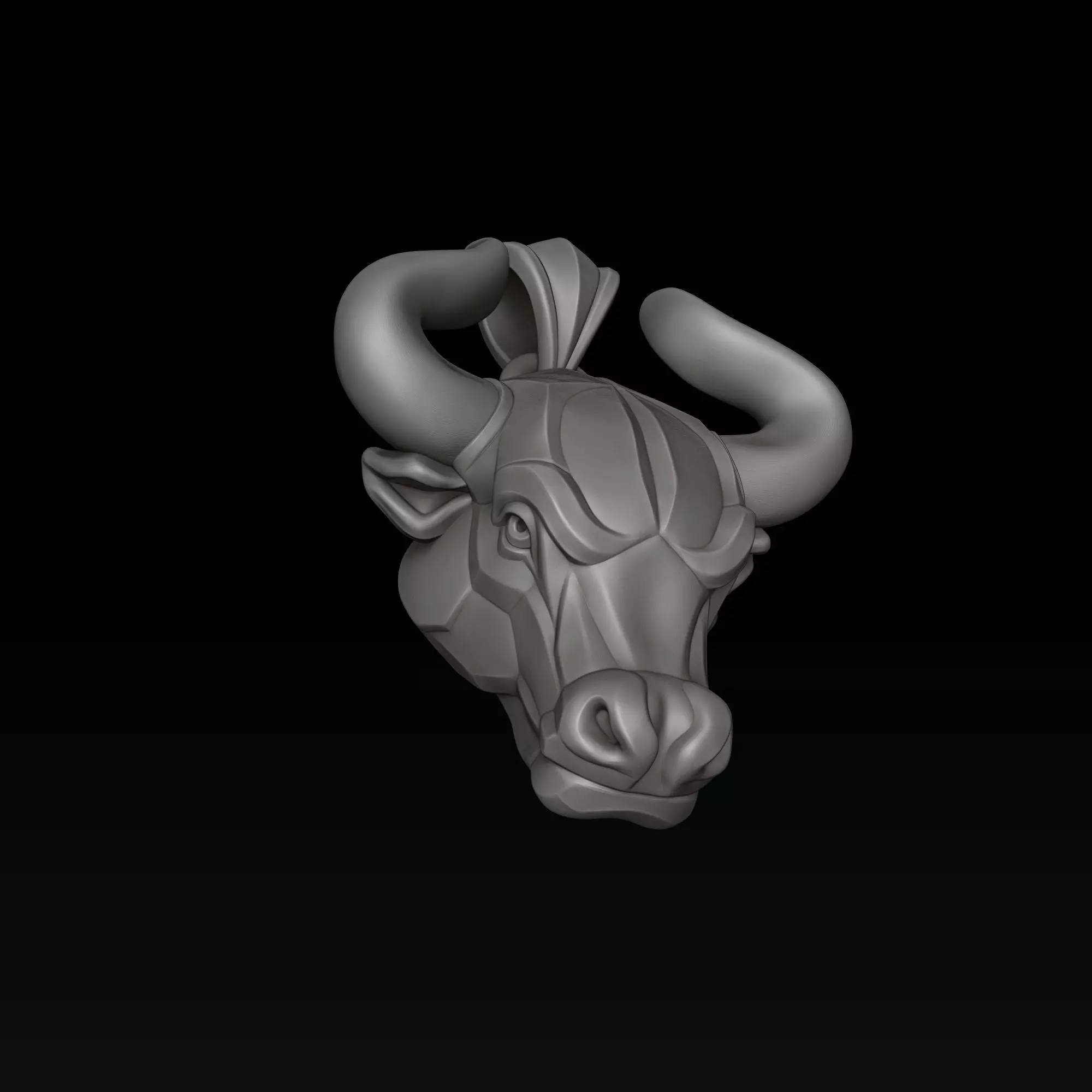 Bull Pendant Ring v2 Collection _3