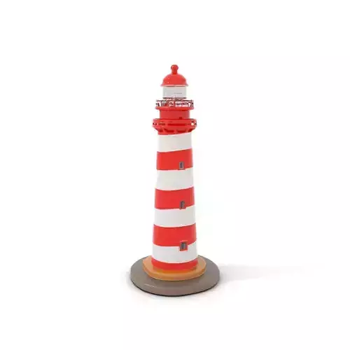 Striped Lighthouse model pack