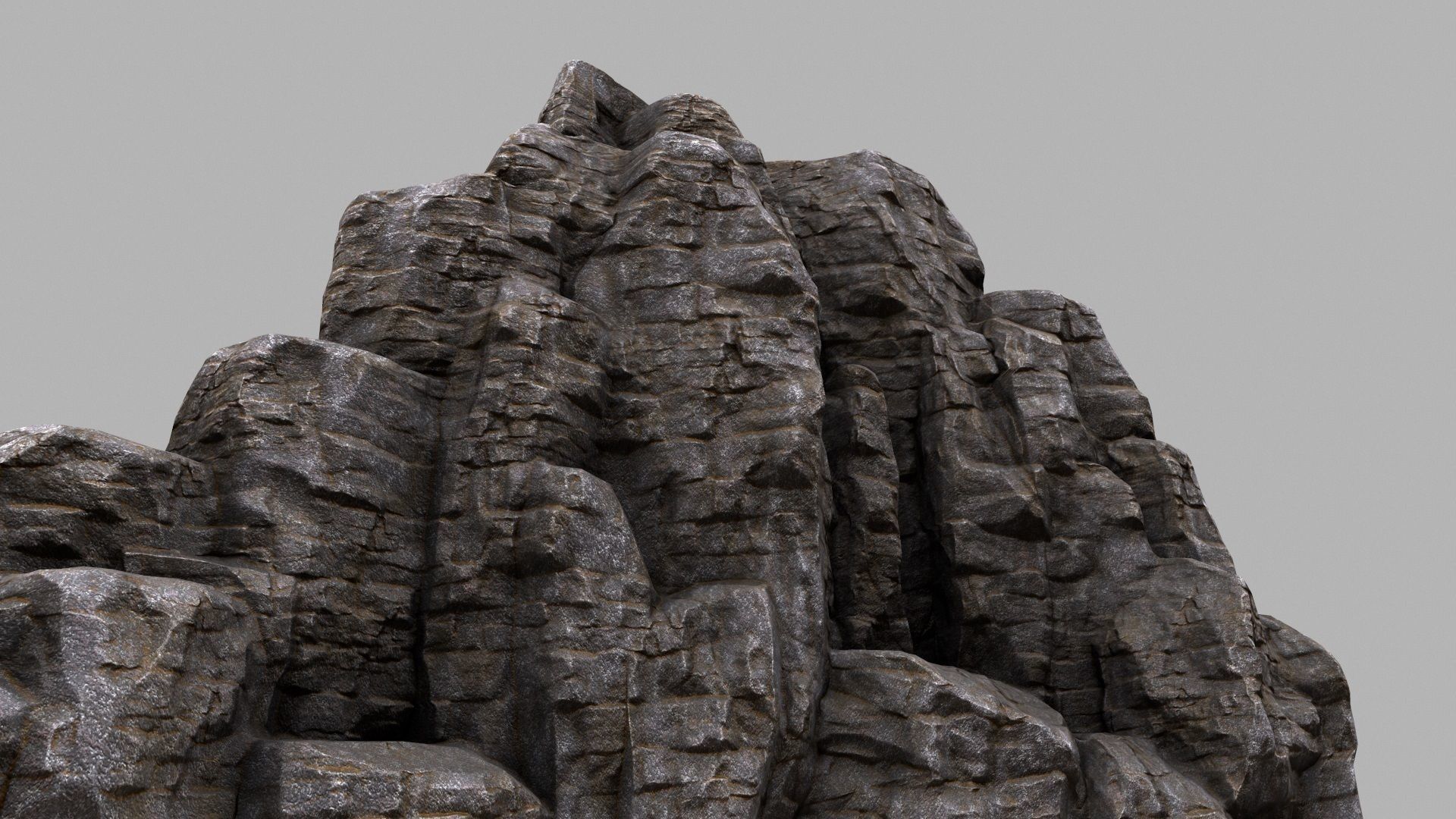 Rock Mountain Low-poly 3D model_5