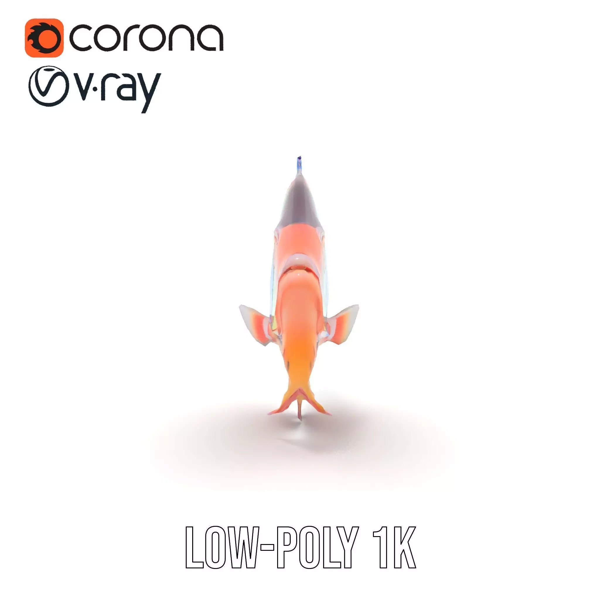 Vibrant Aquatic Fish model pack Low-poly 3D model_29