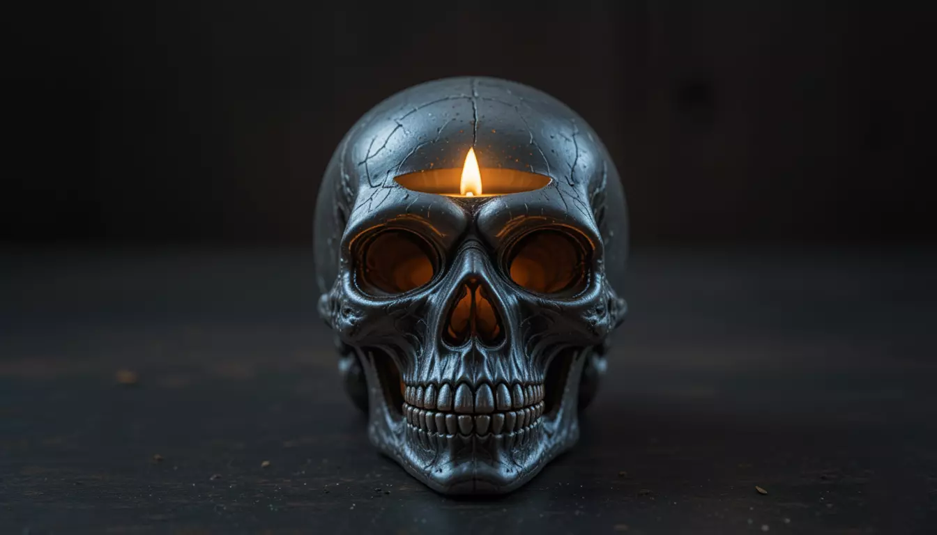 Skull Bowl 3D Print Model Haunted Halloween Print-Ready 3D print model_1