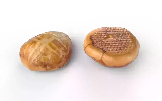 Pastry M05 Low-poly 3D model 7
