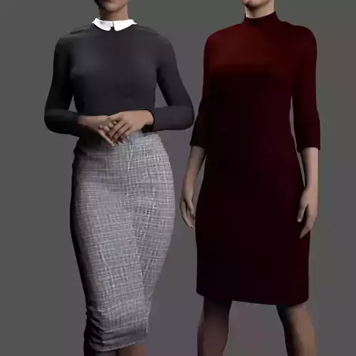 MS Ms Casey Office Outfit - G8F and G9