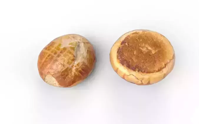 Pastry M06 Low-poly 3D model