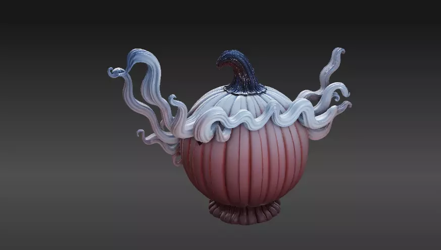 Spectral Lantern Wisp 3D Print Model Ghost Lantern Creature  3D print model_3