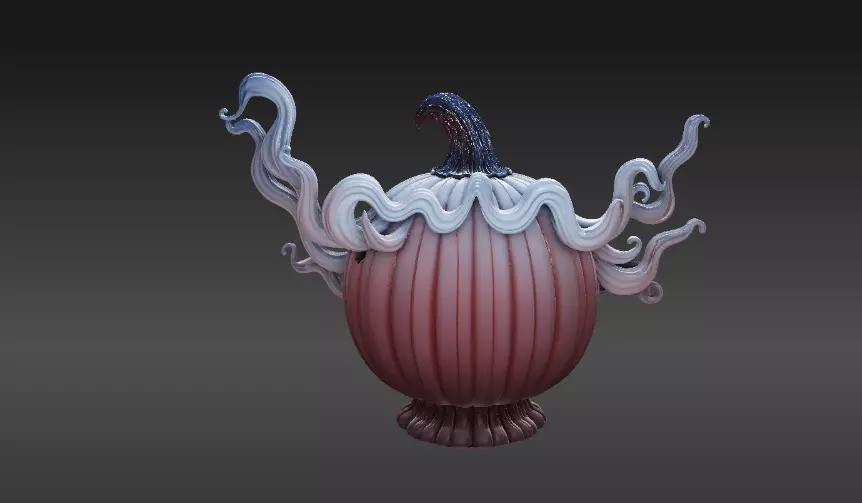 Spectral Lantern Wisp 3D Print Model Ghost Lantern Creature  3D print model_4