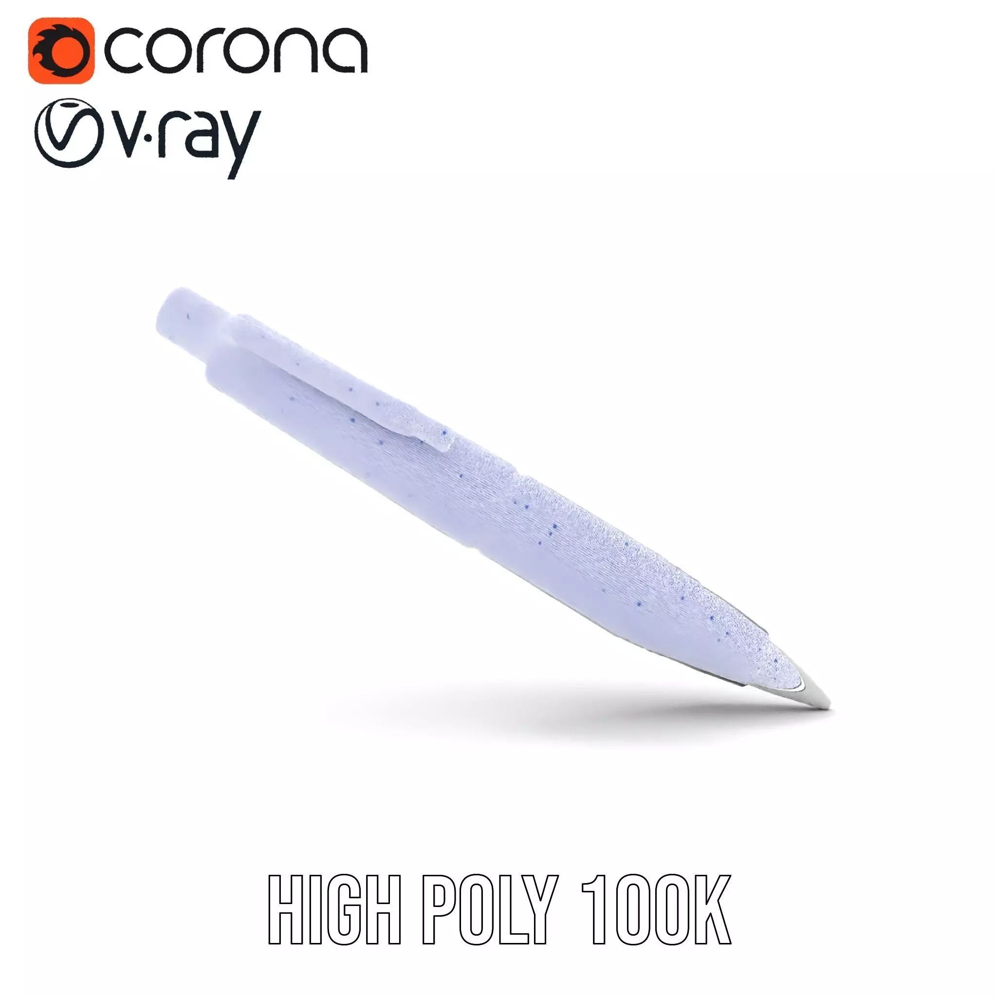 Sleek Black Pen model pack Low-poly 3D model_34