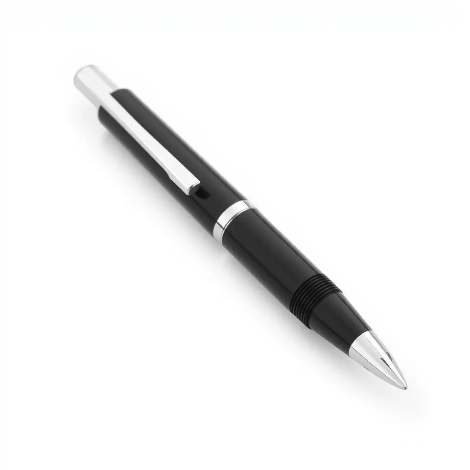Sleek Black Pen model pack Low-poly 3D model_3