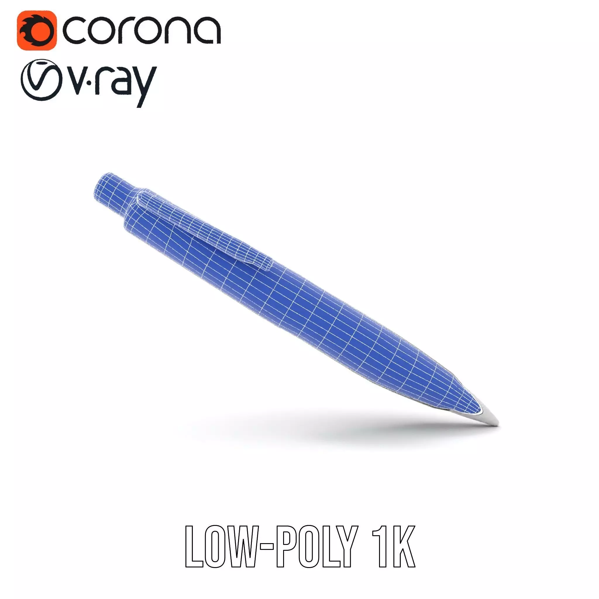 Sleek Black Pen model pack Low-poly 3D model_29