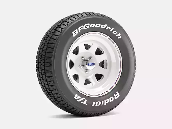 15x8 Cragar Nomad Wheel BFGoodrich Radial TA Tire